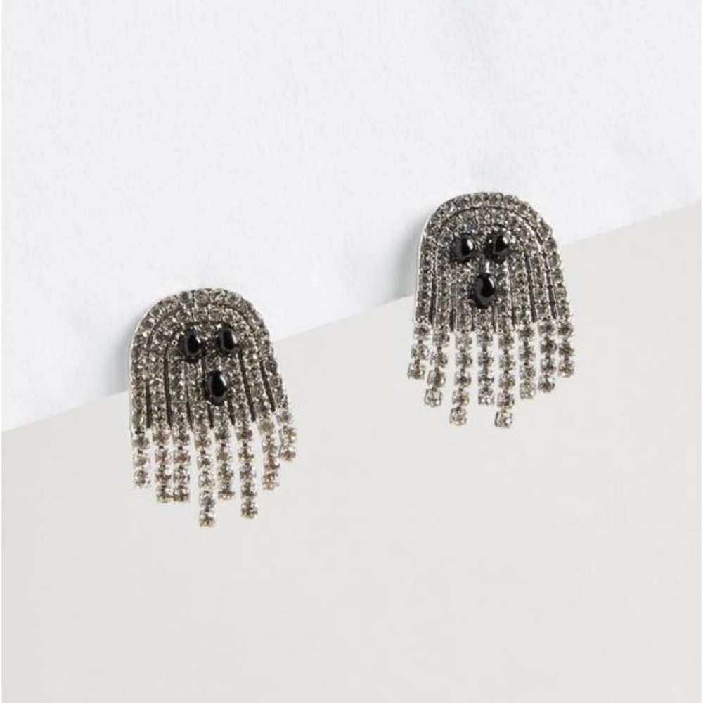 NEW TORRID BRAND SPARKLE GHOST EARRINGS